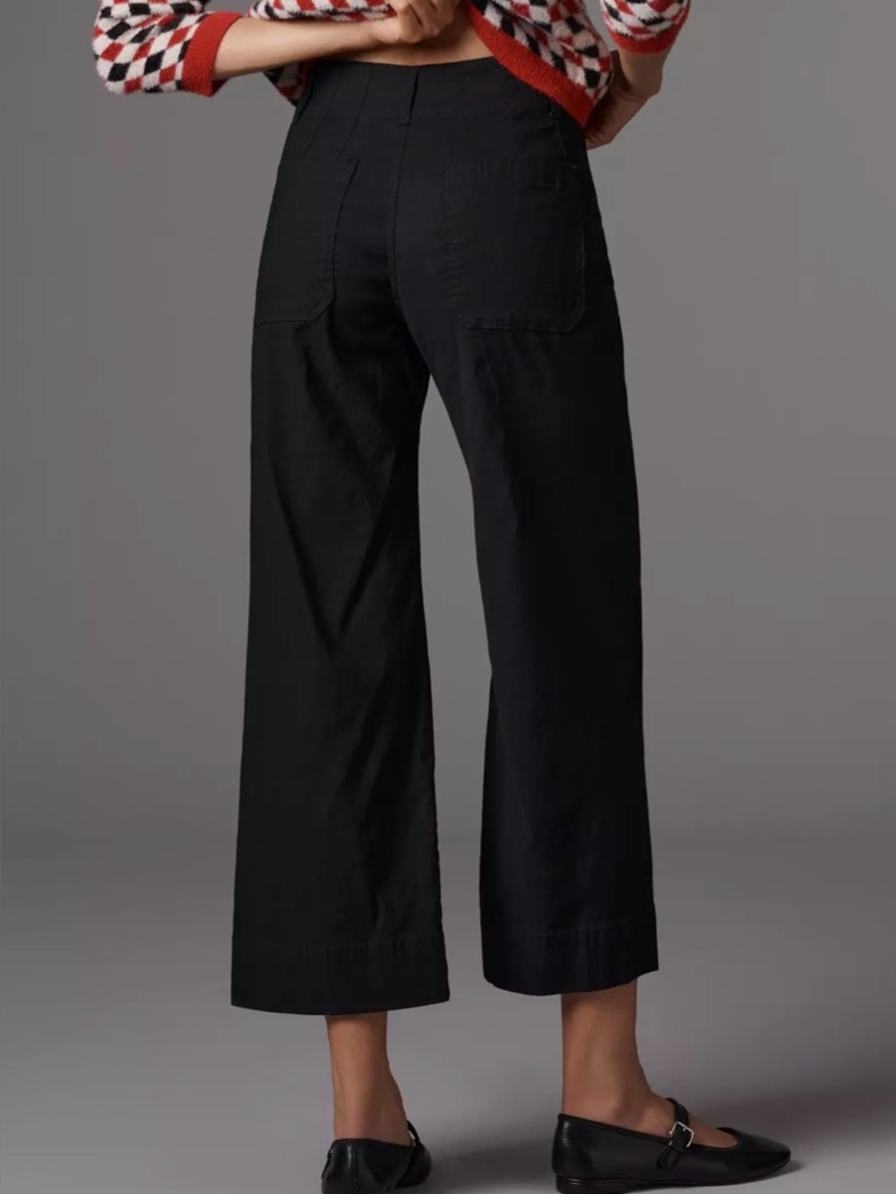 Maeve by Anthropologie Colette Wide Leg Crop Pants